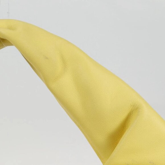 BOTTEGAVENETA The Shoulder Pouch Shoulder Bag Leather Yellow - Picture 14 of 16